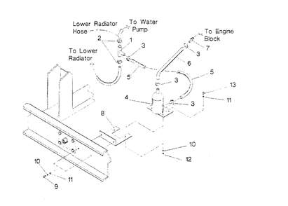 Engine Coolant Heater-4.3, 5.7, And 7.4 Liter Wide Base Diagram and Parts List for 4080-0  Generac Generator