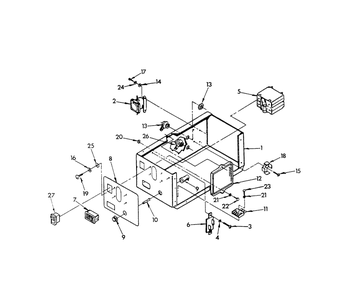 Control Panel Diagram and Parts List for 9008-9  Generac Generator