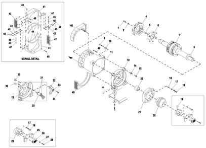 Ev Alternator Cpl Gb 2 Diagram and Parts List for ET10068GVAC (6736177 - 9116450)(2014) Generac Generator