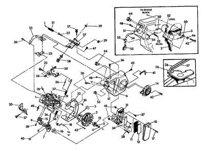 Gn-190 Engine (Idle Control) Diagram and Parts List for 3500XL (9441-1)(9441-1) Generac Generator
