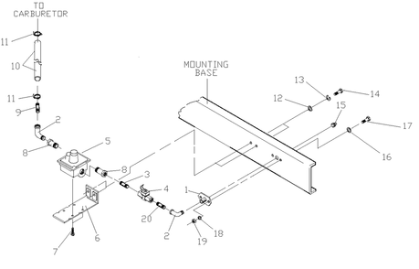 Part Location Diagram of 26490 Generac Nipple, 3/4-inch Npt X 2-inch Long
