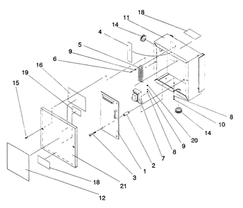 Cma Assembly Diagram and Parts List for 4092-0  Generac Generator