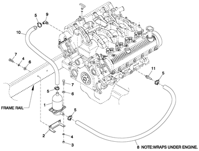 Block Heater 5.4l C3 Diagram and Parts List for QT04554ANNNA (4501308 - 4636811)(2006) Generac Generator