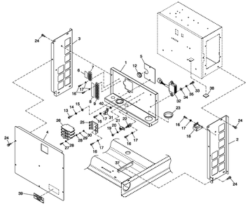 Connection Box Spl Parts Diagram and Parts List for 0052130 (4321570 - 4328805)(2005) Generac Generator