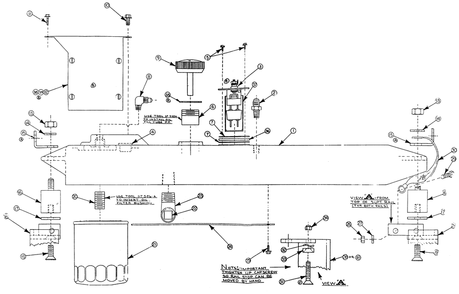 Oil Sump Assembly Diagram and Parts List for 5696-5  Generac Generator