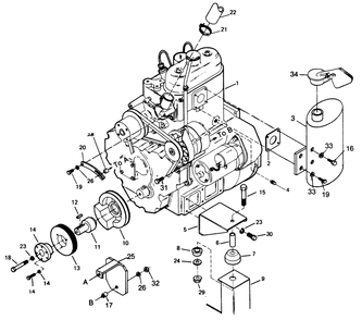 Part Location Diagram of 58398 Generac Dc Alternator Shield