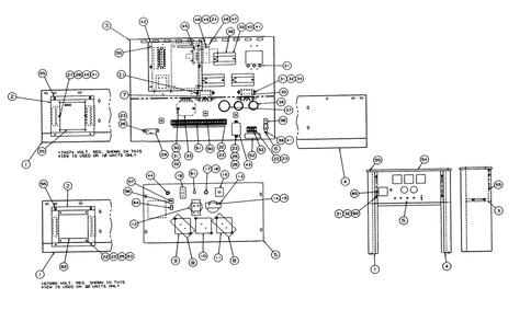 Control Panel Diagram and Parts List for 9324-1  Generac Generator