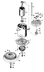 Alternator Diagram and Parts List for 6318-1  Generac Generator