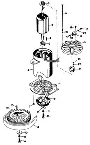 Alternator Diagram and Parts List for 6245-4  Generac Generator