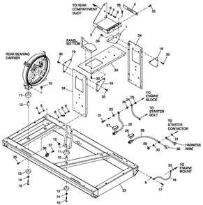 Ev Mtg Base 2.5l Quietsource Diagram and Parts List for 0050280 (3960659)(2004) Generac Generator