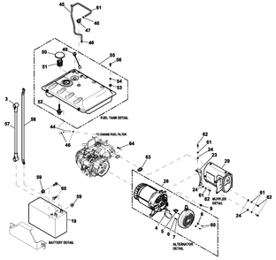 Ev Hl6500e 2 Diagram and Parts List for 0068650 (9657055 - 9657153)(2015) Generac Generator