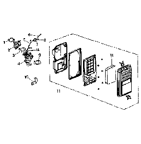 Part Location Diagram of 0G8442A111 Generac Assembly 389cc Carburetor