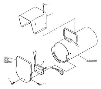 Panel Sheet Metal Diagram and Parts List for GE5550XR (8753-0)(8753-0) Generac Generator