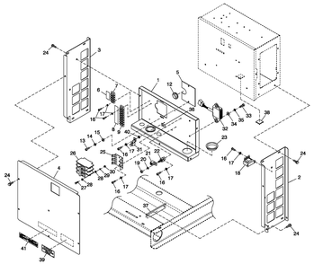 Connection Box Spl Parts Diagram and Parts List for 0053381 (4646775 - 4840025)(2007) Generac Generator