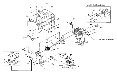 Generator Replacement Parts (10/95) Diagram and Parts List for 3ZC13C (9570-2)(9570-2) Generac Generator