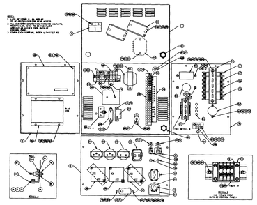 Control Panel Diagram and Parts List for 0965-0 Gr8 Generac Generator