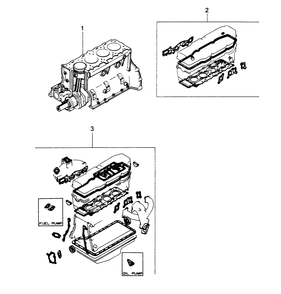 Short Block And Gasket Sets Diagram and Parts List for 1009-A  Generac Welder