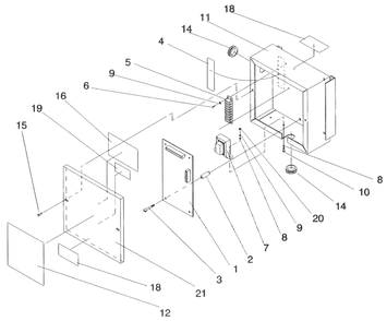 Cma Assembly Diagram and Parts List for 0042840 (3197454)(2014) Generac Generator