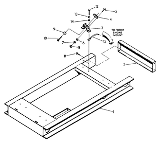 Mounting Base Diagram and Parts List for 0448-0  Generac Generator