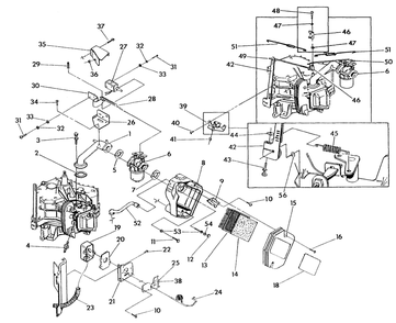 Engine Accessories Diagram and Parts List for 0916-1  Generac Generator