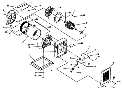 Generator Diagram and Parts List for 9738-2  Generac Generator