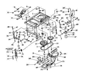 Base And Pulleys Diagram and Parts List for 9008-9  Generac Generator