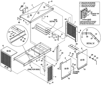 Enclosure C3 Diagram and Parts List for QT05554AVNNA (5667087 - 5693557)(2009) Generac Generator