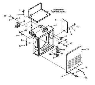Ac Connection Panel Diagram and Parts List for 9303-5  Generac Generator