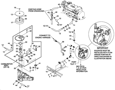 Fuel System Ng/Lpv 1.6l C1 Cpl Diagram and Parts List for 0053990 (4797358 - 4804754)(2007) Generac Generator