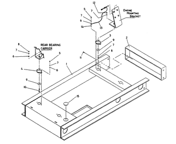 Mounting Base Diagram and Parts List for 0590-3  Generac Generator