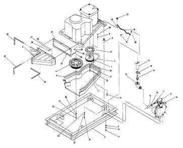 Part Location Diagram of C2131 Generac Gasket Set, Air Duct
