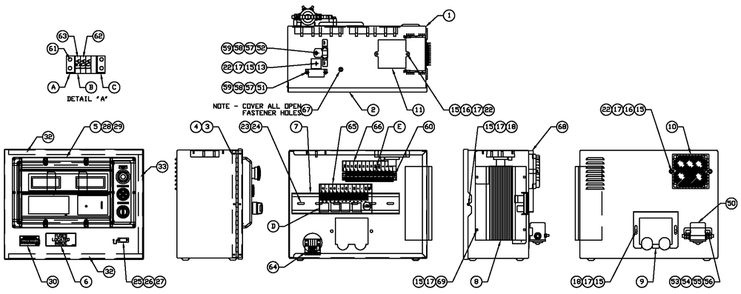 Av H-Panel 10a Battc 12v Diagram and Parts List for QT04554ANNNA (4501308 - 4636811)(2006) Generac Generator