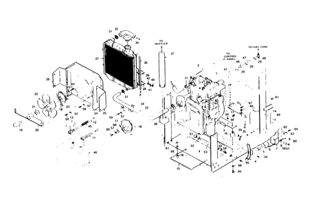 Part Location Diagram of 51806 Generac Spacer, Retainer Bracket