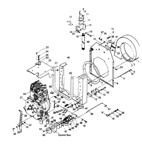 Part Location Diagram of 25722 Generac Cap, Pipe 1/4 Npt
