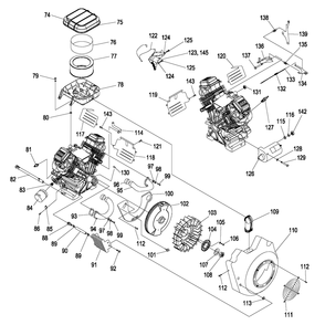 Engine 7 Diagram and Parts List for 0053820 (4652220 - 4654095)(2006) Generac Generator