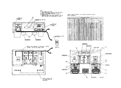 Receptacle Panel Diagram and Parts List for 4064-0  Generac Generator