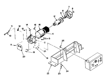 Generator Diagram and Parts List for 9651-0  Generac Generator