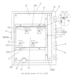 Part Location Diagram of 78337 Generac Hinge Cover