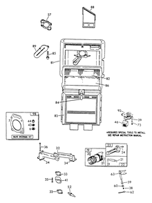 Engine Common Parts 3 Diagram and Parts List for 9735-2  Generac Generator