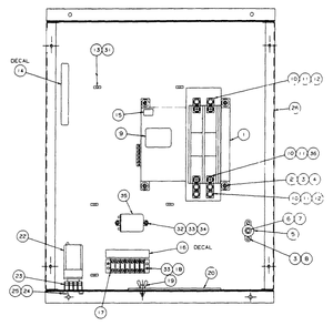 Transfer Switch: Y-Type Diagram and Parts List for 9227-0  Generac Generator