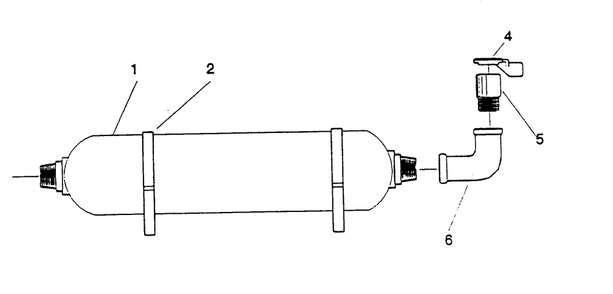Muffler Diagram and Parts List for 9604-2  Generac Generator
