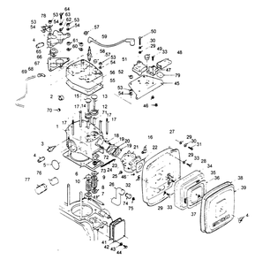 Engine Cylinder Housing Diagram and Parts List for 1006-A  Generac Welder