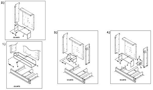 C4 Cb Connection Box Shielding C2/C4 Diagram and Parts List for 0053880 (484073)(2014) Generac Generator