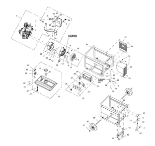 Fig-0 Diagram and Parts List for 005790R0  Generac Generator