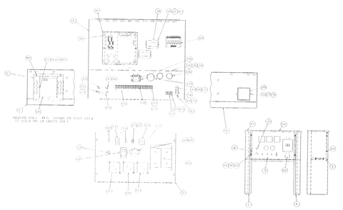 Part Location Diagram of 20847 Generac Support, Control Panel