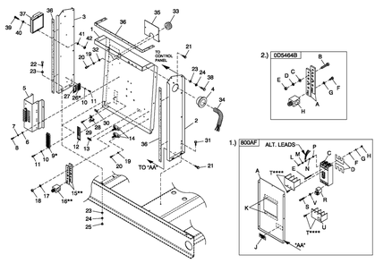 Ev Cb Conn H Panel Cpl C5 Diagram and Parts List for BT10054ANSN (4106V20159)(2006) Generac Generator