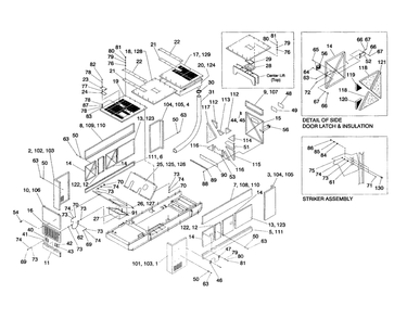 Part Location Diagram of 0A7974 Generac Side Post, 8.1l