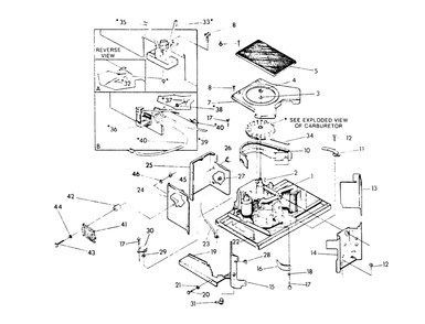 Sheet Metal Diagram and Parts List for 9475-1  Generac Generator