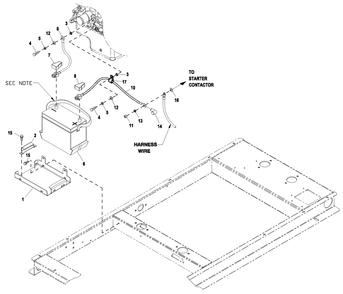 Ev Barrery C1 1.6l Diagram and Parts List for ET03015JNSX (6939858)(2012) Generac Generator