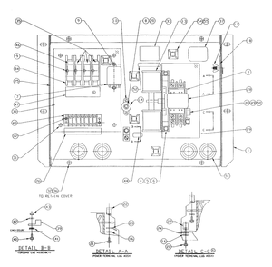Part Location Diagram of 0A8378 Generac Nut Wing 1/4-20 Blk Ox